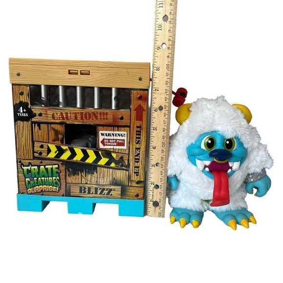 MGA Crate Creatures Blizz Yeti Monster45 Sound Effects Eyes Glow Tested Works - Picture 5 of 16
